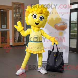 Mascot character of a Lemon...
