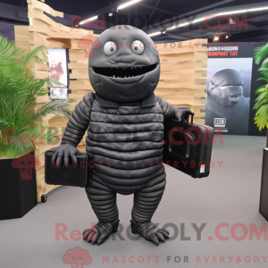 Mascot character of a Black...