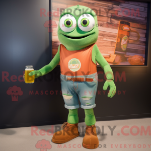 Mascot karakter van een...