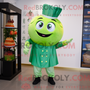 Mascot character of a Lime...