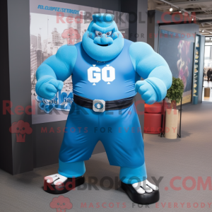 Personagem de máscara de um...