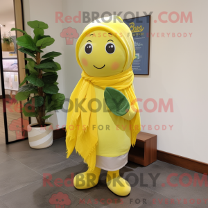 Mascot character of a Lemon...