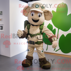 Mascot karakter van een...