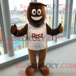 Maskot karakter af en Rust...