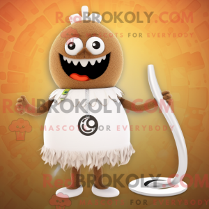 Mascot character of a Tan...