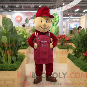 Mascot character of a Red...