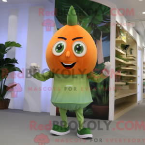 Mascot character of a Olive...