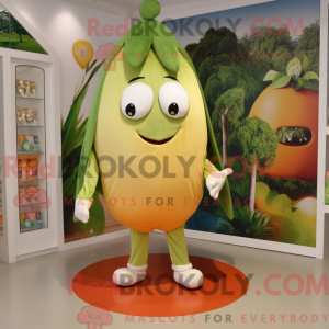 Mascot character of a Olive...