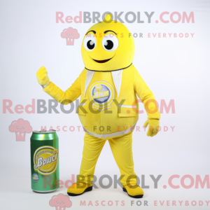 Mascot character of a Lemon...