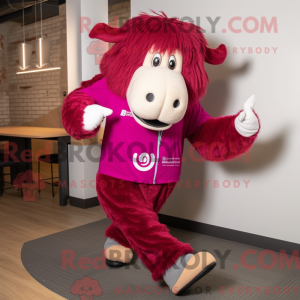 Mascot character of a...