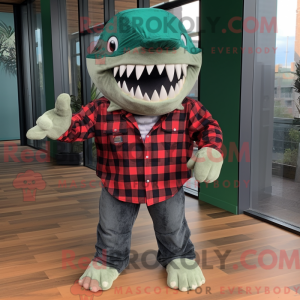 Mascot character of a Green...