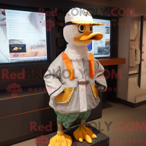 Mascot character of a Goose...