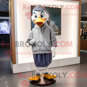 Mascot character of a Goose...