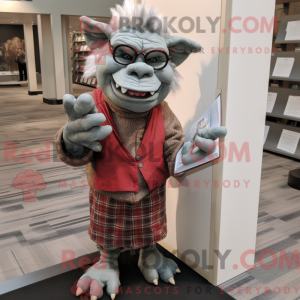 Mascot character of a Gray...