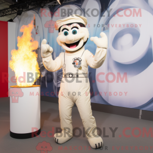 Mascot character of a Cream...