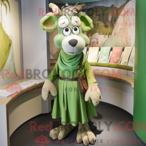 Mascot character of a Olive...