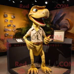 Mascot character of a Gold...