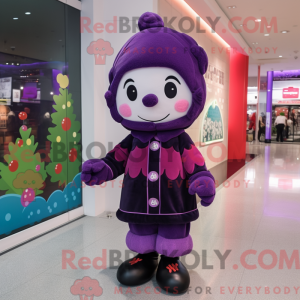 Mascot character of a Plum...
