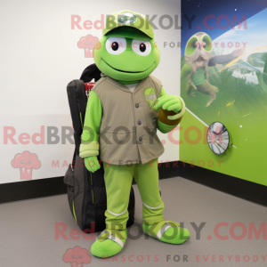 Mascot character of a Lime...