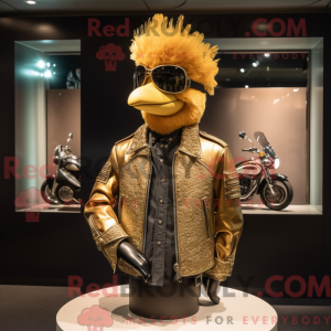 Maskotfigur af en...