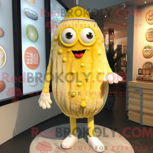 Mascot character of a Lemon...
