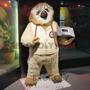 Personagem de máscara de...