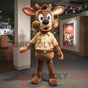 Maskot karakter af en Tan...
