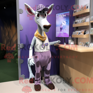 Personnage mascotte d Okapi...
