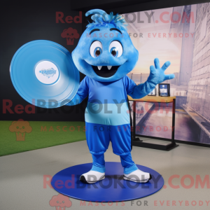 Mascot character of a Blue...