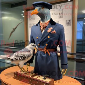 Mascot character of a Navy...