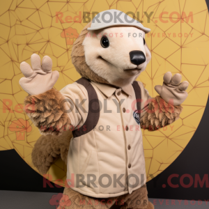 Personagem de máscara de...