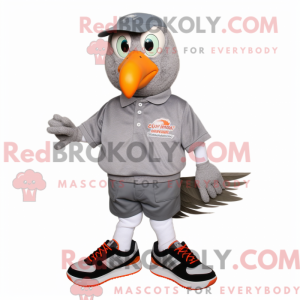 Mascot character of a Gray...