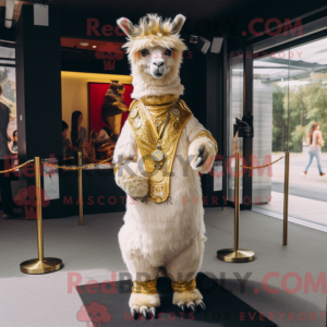 Mascot character of a Gold...