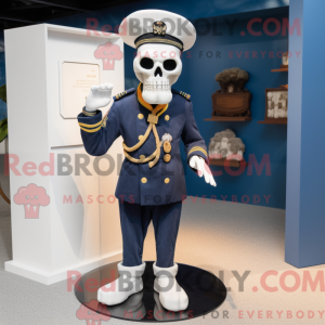Mascot character of a Navy...