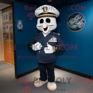 Mascot character of a Navy...