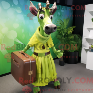 Mascot character of a Lime...