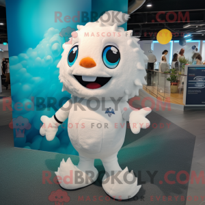 Mascot character of a White...