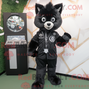 Mascot character of a Black...