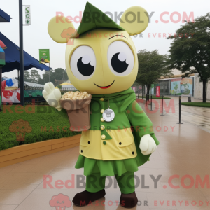 Mascot character of a Olive...