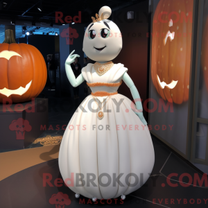 Mascot character of a White...
