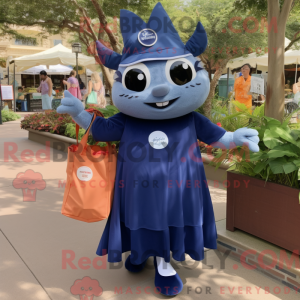 Mascot character of a Navy...