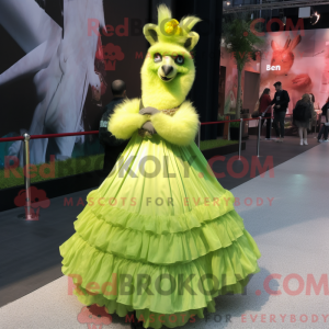 Mascot character of a Lime...