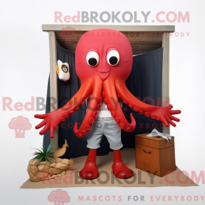 Mascot character of a Red...