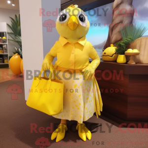 Mascot character of a Lemon...