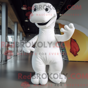 Mascot character of a White...