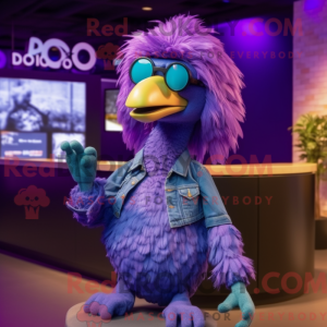 Postava maskota Purple Dodo...