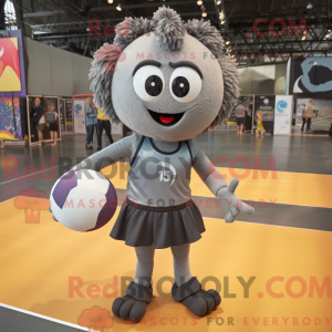 Mascot character of a Gray...