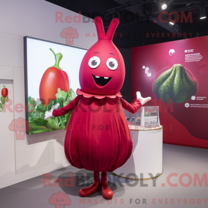 Mascot character of a Red...
