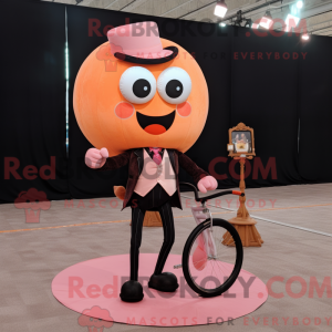 Maskot postava jednokolky...