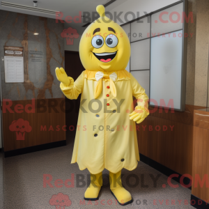 Mascot character of a Lemon...